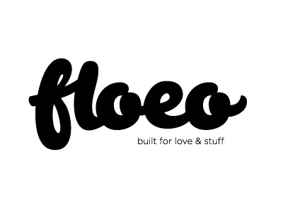 Floeo lettering logo script typography