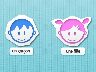 Style Tile #2 blue boy button child choose girl gui paper pattern pink slyfab sticker ui