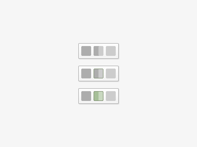 Three View Toggle button toggle