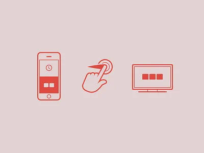 Clock Icons apple tv gesture icon iphone web
