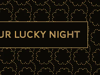 Casino Night RSVP casino clover gambling invitation luck