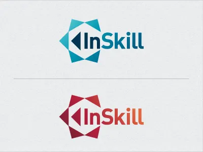 InSkill color geometric hexagon inskill logo triangle