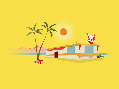Gettin' Closer bright christmas gifts sunny trailer yellow