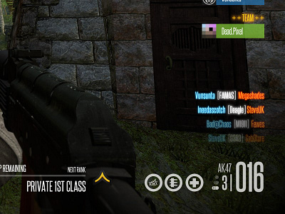 Firearms HUD fps hud ui video game