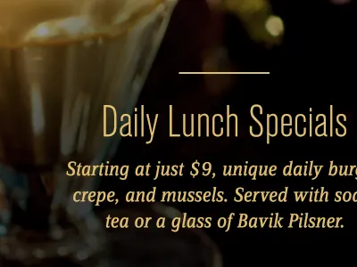 Fun with ads for my favorite restuarant akzidenz zine serif