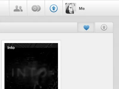 Navegation Buttons clean design icons menu navegation navs ui web white