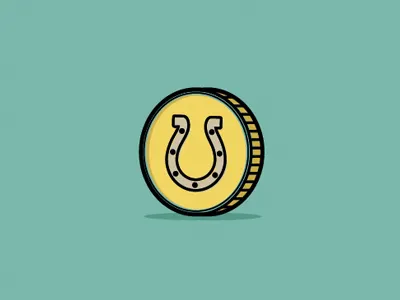 Lucky in business book cover business coin illustration lucky money vector