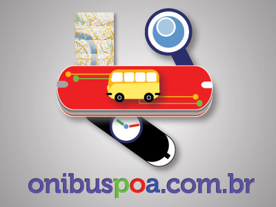 Bus Icon- Onibuspoa bus icon transport