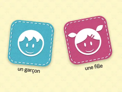 Style Tile #4 blue boy child dash girl pink slyfab