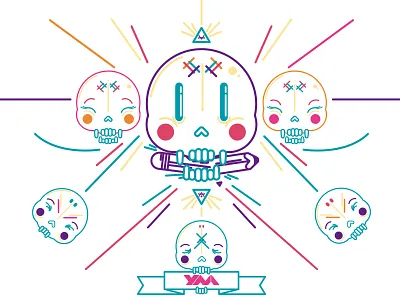 Calaveras calavera day of the dead dia de muertos skull