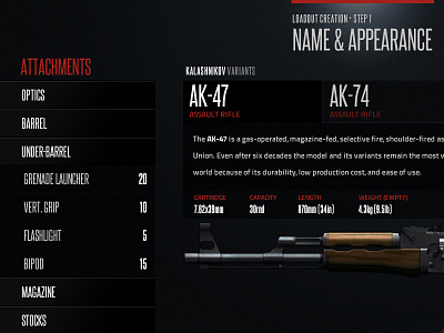 Firearms UI fps game game ui interface ui