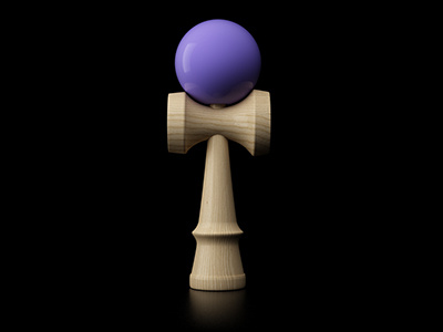 3D Kendama 3d modeling texturing vray