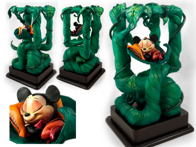 Mickey and the Beanstalk beanstalk disney disneyland gallery illustration maquette mickey mickeymouse sculpture wonderground