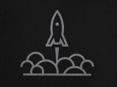 Space Bound black gray rocket smoke texture