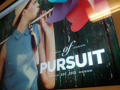 Of Pursuit - pet project gotham logo project web