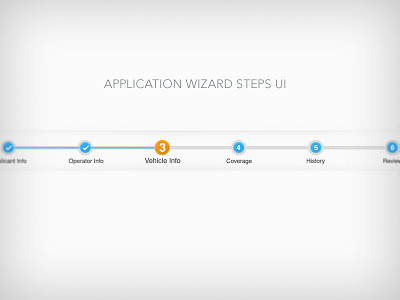 UI Step Process process bar steps ui ui design user interface design