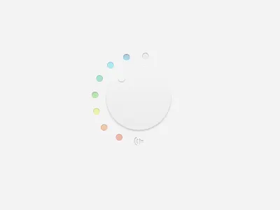Clean Music Dial button clean design dial knob music music player progress progress bar ui volume