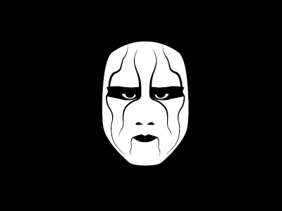 Sting digital event hulkamania illustration sting vector wrestling