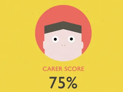 Carer Screen app design character design design illustration