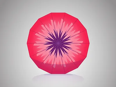 Tetradeca Shape pattern shape tetradeca umbrella