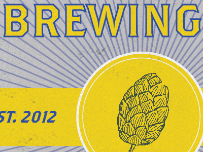 Brewing Co. Logo Concept 01 beer hops identity illustration label logo