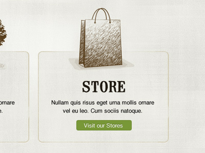 Store illustration sketch web design