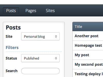 Posts app css