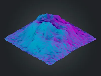 Mt. Lopoly 3d lo poly mountain