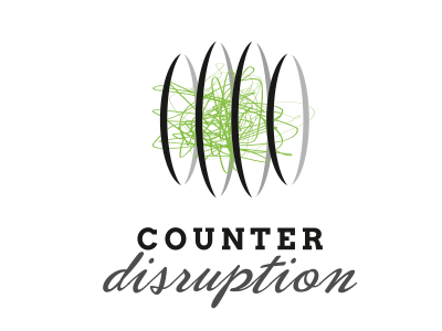 Counter Disruption chaos counter counteract disrupt disruption logo scribble