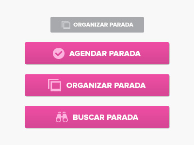 Parada Carioca | Buttons action button call call to action campaign carioca event experience icon icons interface media parada social ui user ux web website