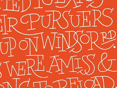 Suburban Legends Preview ampersand lettering ligatures slab typography