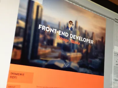 Parallax Website chicago design developer one page site clean parallax web