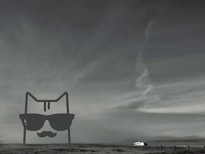 First design on my new macbook pro cat glyph icon ohgodwhy