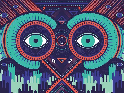 Panorama design 2012 conference design eyes googles graphics illustration panorama symbols symmetry