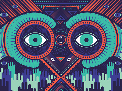 Panorama design 2012 conference design eyes googles graphics illustration panorama symbols symmetry