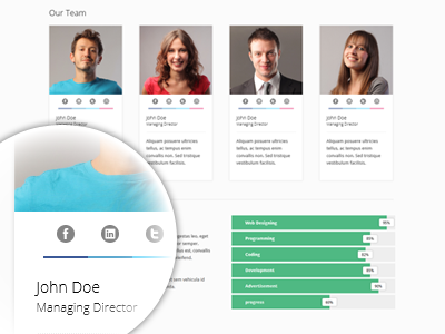 Keorra Wordpress Theme about business keora profile staff theme wordpress