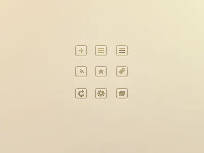 Mr Reader RSS theme icons (WIP) app apple article folder glyphs gui iconography icons ipad read reset rockatee rss settings simple slick ui unread