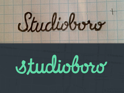 Studioboro coworking custom type lettering logo logotype typography