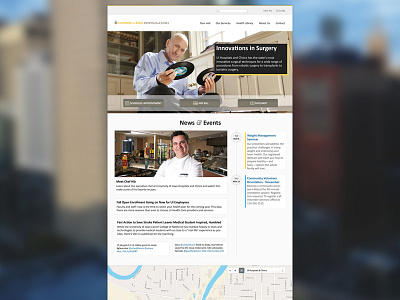 home page healthcare photoshop psd web design website