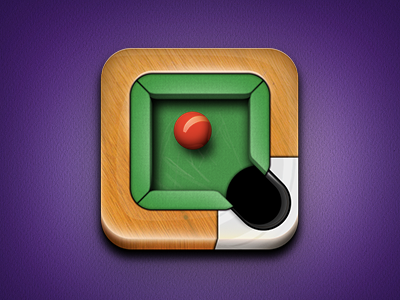 Snooker Icon icon illustration snooker table