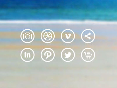 Social Media Icons icons links media portfolio social