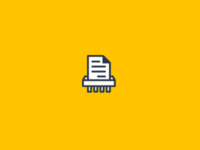 Shredder icon. experiment fun icon mark vector