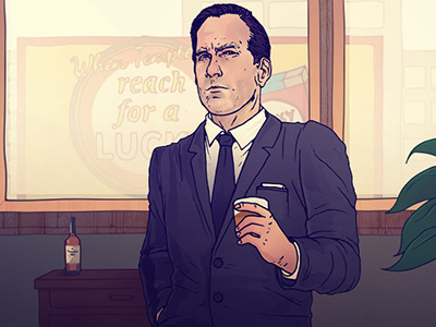 Mad Men illustration mad men tv