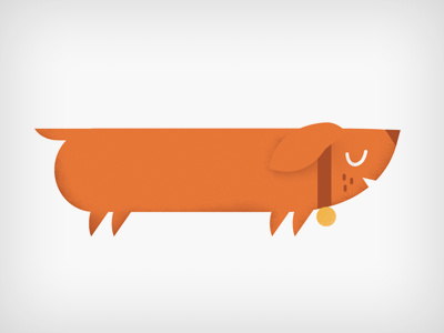 Dog dog hot illustration pet puppy weiner