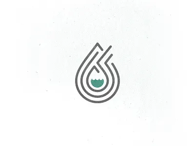 Floodgate church drop flood logo mark water