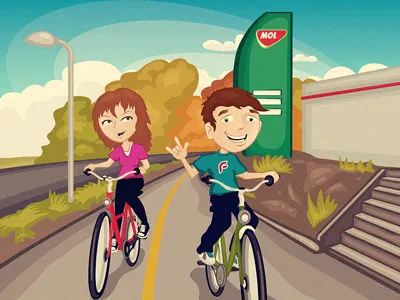 MOL Junior Freshhh bike boy contest gas girl mol station student