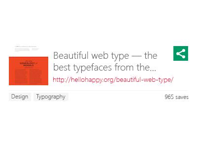 Fav example favorite post ui