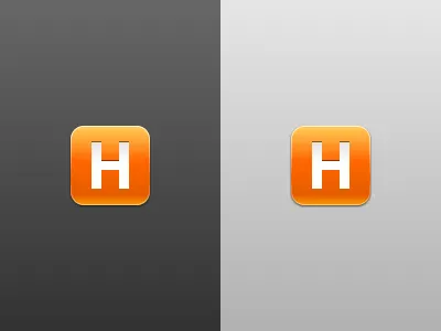 'H' icon icon ios