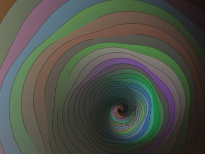 Spiral Caves animation css3 in browser javascript