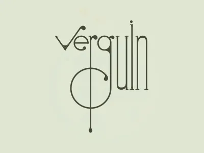 Verguin logotype logo logotype paris pushaune verguin